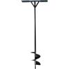 Relaxdays Trivella Manuale in Acciaio, Antiscivolo, per recinzioni e Piante, 150 mm, Nero, 120x50x16 cm
