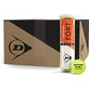 DUNLOP TENNIS BALLS FORT CLAY COURT CARTONE DA 18 TUBI DA 4 PALLINE