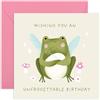 Central 23 Biglietto di auguri di compleanno per lei - Unfrogettable Birthday - Frog Fairy - Gioco di parole - divertente biglietto di compleanno per ragazze - regalo per amica, sorella, nipote,