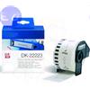 BROTHER COMPATIBILE BROTHER ROTOLO continuo ETICHETTE di CARTA NERO su BIANCO 50mm x 30mt COMPATIBILE - DK-22223