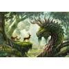 Ravensburger Puzzle 12000808 - Der Walddrache erwacht - 3000 Teile Puzzle für Er