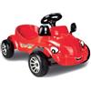 Sport1 Auto a Pedali Cavalcabile per Bambini Happy Herbie Rosso con Clacson