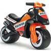 BricoShop24 Moto Cavalcabile per Bambini Nero Arancione Licenza Repsol Racing