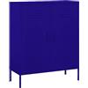 vidaXL Armadietto Blu Marino 80x35x101,5 cm in Acciaio