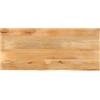 vidaXL Piano Tavolo Bordi Vivi 140x60x3,8cm in Legno Massello di Mango, Piano Sostituzione Tavolo, Piano per Tavolo da Pranzo, Piano d'appoggio