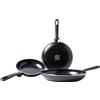 Greenpan KitchenAid Memphis (CC001664-001), set di padelle, 20 cm, 24 cm, 28 cm, induzione