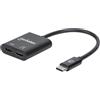 Manhattan 153348 MANHATTAN USB-C auf 3,5mm Klinke Audioadapter & PD-Ladeport