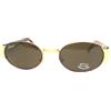 Vintage occhiali da sole uomo vintage UNLIMITED ANNI 90 metallo anni 90 ovali oro italia