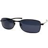 Lastes Vintage Occhiali da sole uomo donna rettangolare italy anni 90's nero LASTES