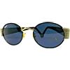 CUSTOM Occhiali da sole uomo Custom neri made italy donna anni 90 vintage metallo nuovi