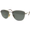 TRUSSARDI Vintage Occhiali da sole donna Trussardi metallo anni 90 made italy lente verde