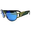 Vintage occhiali da sole uomo donna CUSTOM anni 90 MADE IN ITALY a specchio blu