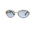 Vintage occhiali da sole uomo donna OASI 6080 metallo ANNI 90 made in italy oro