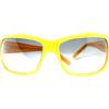 Sweet Years Occhiali da sole donna SWEET YEARS gialli mascherina anni 2000 nuovi grandi