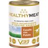 VBB HealthyMeat Paté Cavallo e Patate Alimento Umido Completo Monoproteico per Cani 400 g