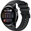 HUAWEI WATCH 3 - Smartwatch 4G AMOLED 1,43 pollici, AP52, chiamata eSIM, batteria fino a 3 giorni, saturazione ossigeno, frequenza cardiaca 24/7, GPS, 5ATM, cinturino fluoroelastomero Black