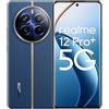 realme 12 Pro+ 5G Smartphone 8+256GB, Fotocamera Sony IMX890 OIS Zoom ottico 3X, Snapdragon 7s Gen 2, Display curvo Vision da 6,7 a 120Hz, Ricarica SUPERVOOC da 67W, Batteria da 5.000mAh, blu