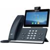 Yealink Telefono IP SIP-T58W con fotocamera - Touch screen regolabile 7 pollici - fotocamera HD 5 MP