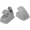 A ABSOPRO Supporto Clip Fissaggio Parasole Per Chevrolet Cruze 11-16 2pz | Per Chevrolet Cruze Limited 16, Per Chevrolet Sonic 12-20, Per Buick Verano 12-17, Colore Grigio, Materiale ABS Plastica