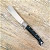 lametta COLTELLO ARTIGIANALE 18,5 CM LAMETTA MANICO in CORNO DI Montone grezzo