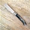 lametta COLTELLO ARTIGIANALE 18,5 CM LAMETTA MANICO in CORNO DI Montone grezzo