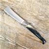 lametta COLTELLO ARTIGIANALE 22 CM LAMETTA MANICO in CORNO DI Montone grezzo
