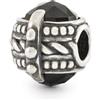 Trollbeads Autunno Collezione Percorso della Felicità 2024 Perle di Gemme Fatti a mano (TAGBE-00310 Sinfonia di Forza Onice Nero)