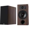 INDIANA LINE TESI 3 WOOD COPPIA DIFFUSORI DA SCAFFALE CON BASS REFLEX ANT. LEGNO