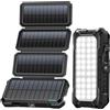 BLAVOR Power bank solare per cellulari 20000mAh Caricabatterie solare