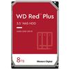 Western Digital Hard Disk Interno 8 TB 256 MB 3.5" SATA3 WD80EFPX Red Plus