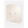 Dmora Armadio Multiuso Grande Dortmund, Mobile Multifunzionale, Mobiletto scarpiera, Guardaroba Porta Scarpe, 150x56 h180 cm, Bianco