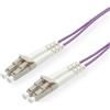 ROLINE Cavo di collegamento in fibra ottica ROLINE, 50/125 µm, LC/LC, OM4, viola 1 m
