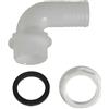 Motomarine Raccordo Portagomma a Gomito 90° Ø 38 mm - Filetto 1" 1/2