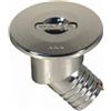 Motomarine Tappo di imbarco in acciaio inox a 45° collo Ø 38 mm. acqua