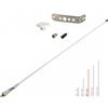 Glomex Antenna VHF Glomex in Vetroresina per Testa d'Albero (0,9 m) - Serie Sail - Senza Cavo