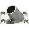 Motomarine Base Quadra 60° in Acciaio Inox AISI 316 da Fusione - Ø 25 mm.