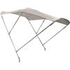 Motomarine Capottina Tendalino 3 Archi Bianco (+ Alte) - Struttura Alluminio e Tessuto PVC - 150 cm.