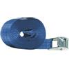 Motomarine Cinghia tensionatrice acciaio inox 2,5 mt. in poliestere con fibbia CR250kg.
