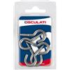 Osculati Gancio a Vite Ricurvo in Acciaio Inox - Gancio a "L" - 37x3.5 mm.
