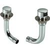 Motomarine Sfiato curvo 90° ottone cromato R.I.NA. Ø16