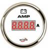Motomarine Strumentazione Nautica ECMS White Chrome IP67 - Acciaio Inox 316 - Amperometro digitale con Shunt