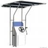 Osculati T-Top in Lega Leggera Anodizzata Ø 32 mm Altezza 2050 mm - Telo ATLAS Blu 310 g/m² - 1700 x 1400 mm