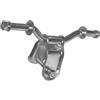 Osculati Staffa Rullo Laterale Rialzata per Carrelli - 40 mm.