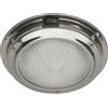 Motomarine Plafoniera Classic-Inox LED 12V con Interruttore - Acciaio Inox - Ø 168 mm.