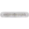Motomarine Plafoniera led a incasso 6 led 12V L 140 mm. strip