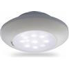 Osculati Plafoniera Stagna LED da Incasso in ABS Bianco - IP65 - Luce Fredda 6000K