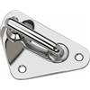 Viadana Attacco Tangone Inox per Albero Ø 55-60 mm - Anello 6 mm