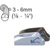 Osculati Strozzascotte Clamcleat Ø 3 6 mm. CL211MK2 alluminio