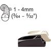 Osculati Strozzascotte Clamcleats Ø 1 4 mm. CL263 nylon nero