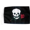 GFN Bandiera pirata 20x30 cm. ospite a bordo in tessuto